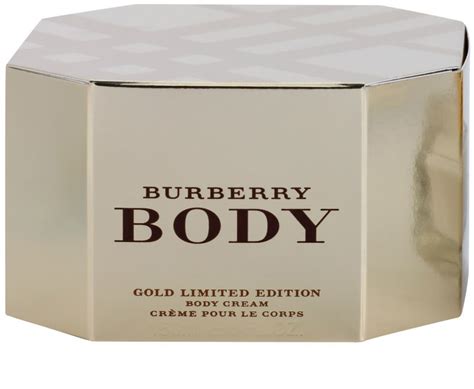 burberry body gold body cream